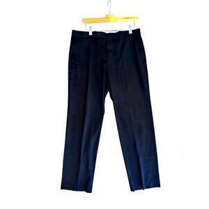 Lauren Ralph Lauren Flat Front Navy Blue Dress Pants Slacks Men's Size 34X30